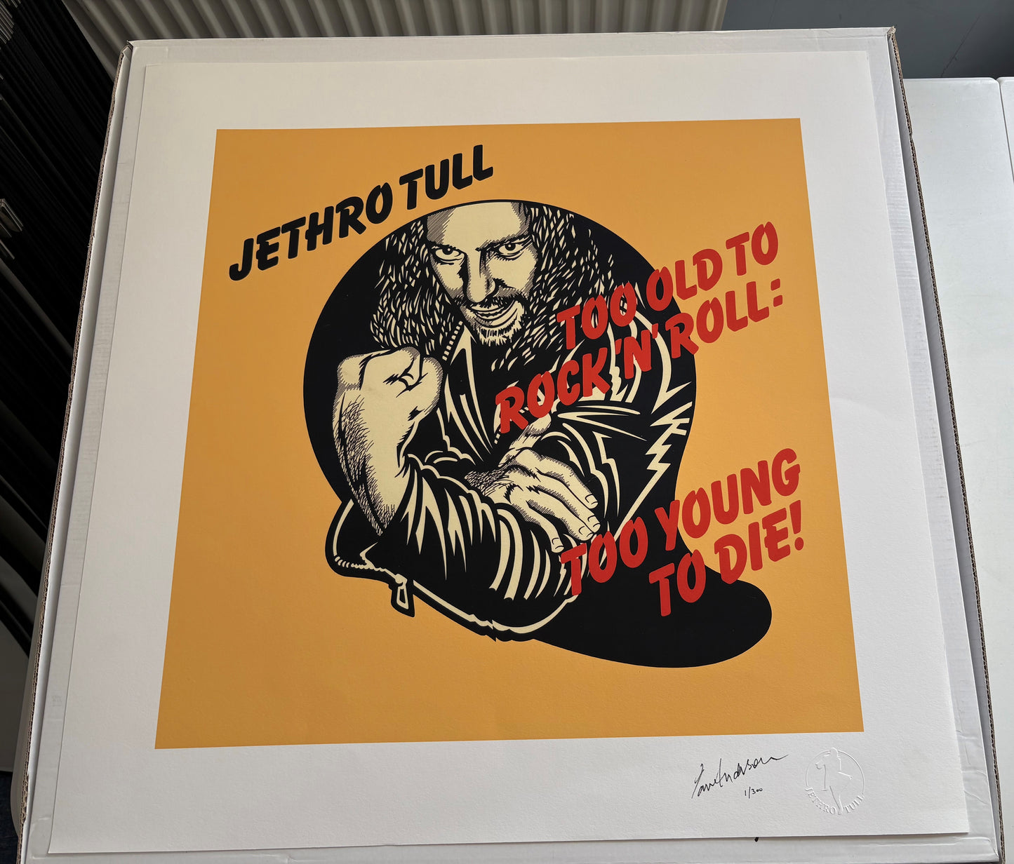 Too Old to Rock ’n’ Roll 24" Signed Giclée Print
