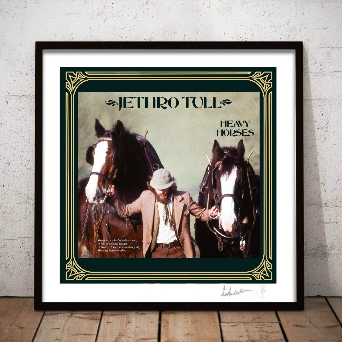 Heavy Horses 28" Signed Giclée Print