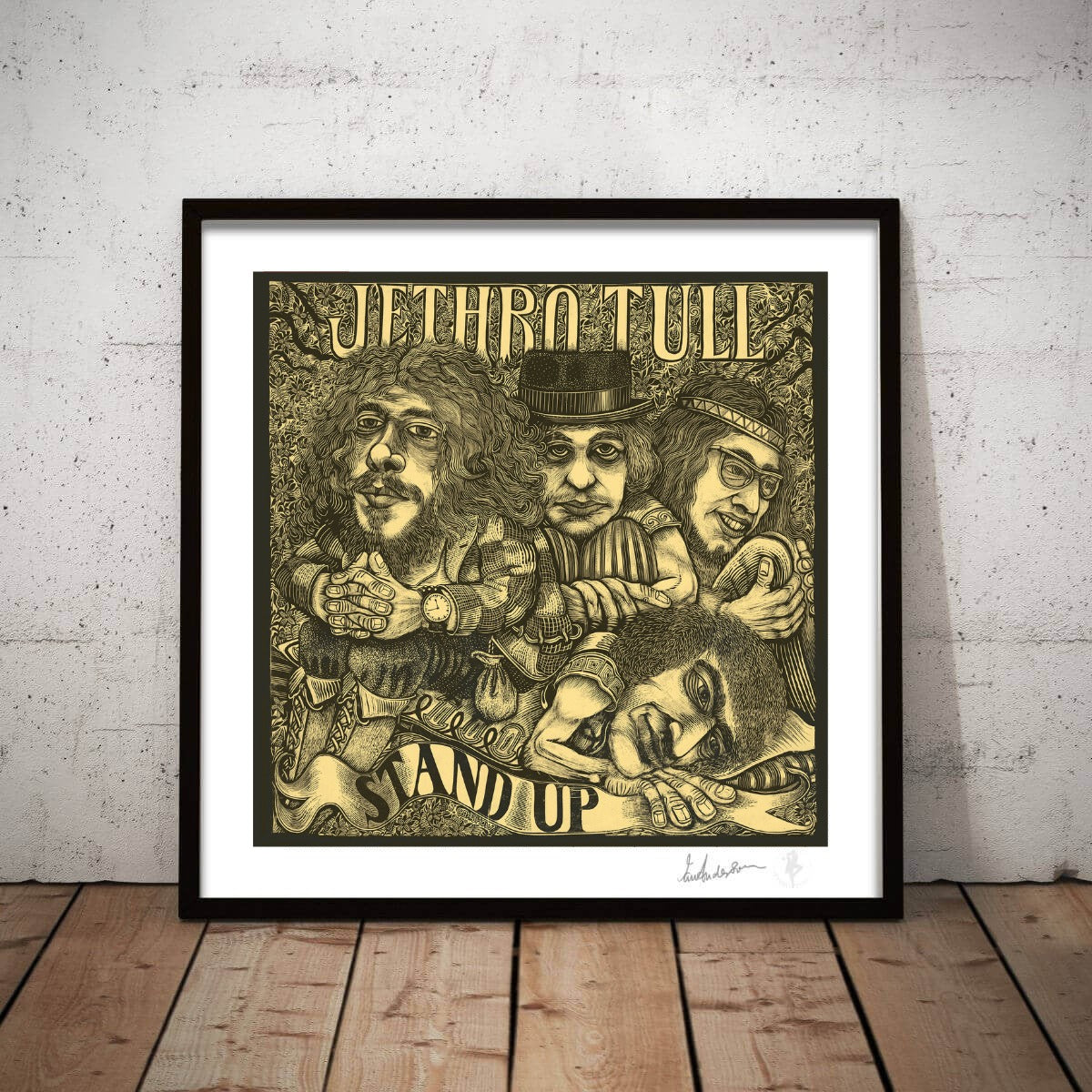 Jethro Tull: Stand Up 24 Limited Giclee Print (signed) – Jethro Tull Art