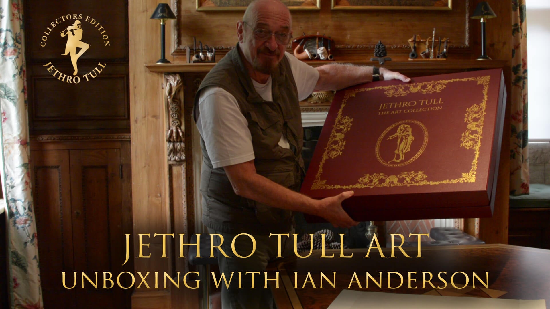 Load video: Jethro Tull Art: Unboxing with Ian Anderson